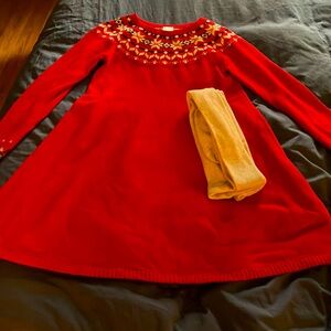 Sweater Dress - Nordic/ Holiday 14/16 Hanna Anderson